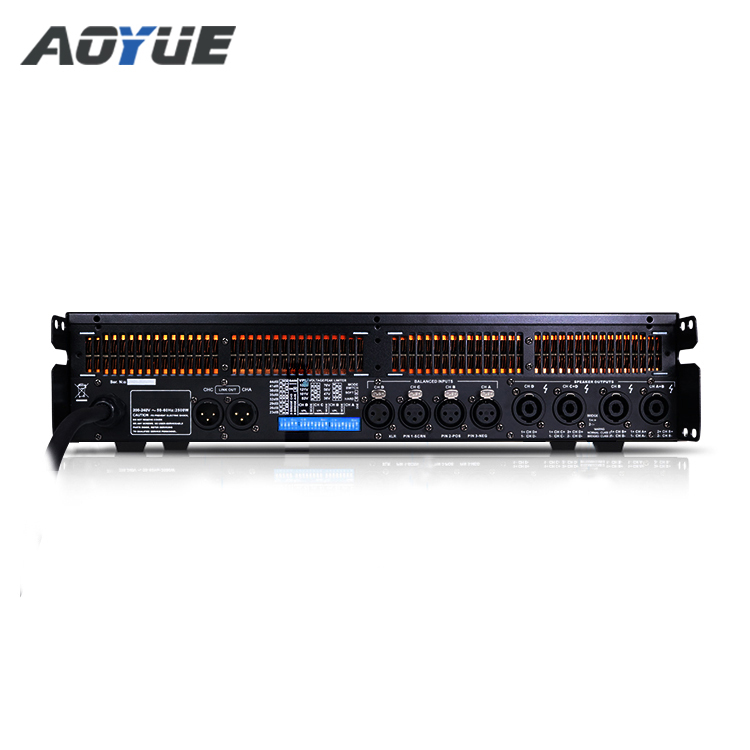 Amplificadores de potencia profesional de 4 canales 1350w Clase TD Amplificador