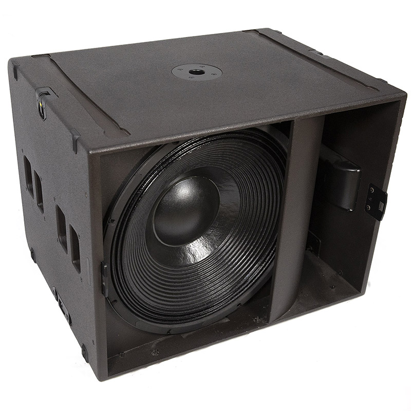 KS21 Altavoz subwoofer de graves fuertes de trompeta individual de 21 pulgadas