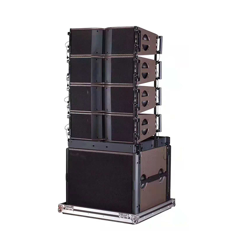 KA208 Caja de sonido principal dual de 8 pulgadas Altavoz de matriz de línea pasiva