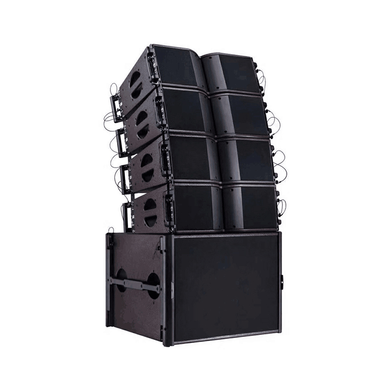 KA208 Caja de sonido principal dual de 8 pulgadas Altavoz de matriz de línea pasiva